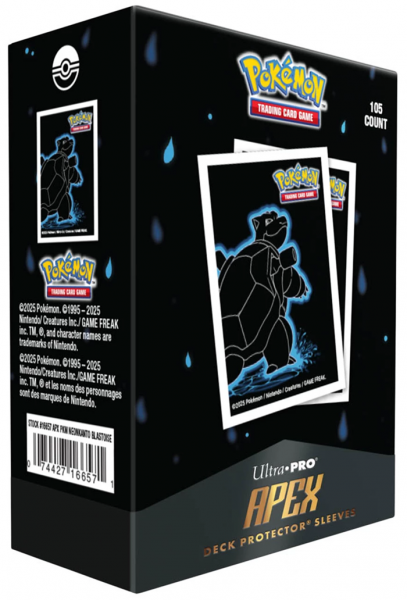 Pokémon: Blastoise APEX Deck Protector Sleeves