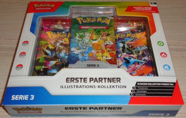 Pokémon Erste Partner Illustrations-Kollektion Serie 3 (D)