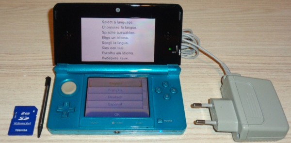 Nintendo 3DS Grundgerät "Aqua-Blue"