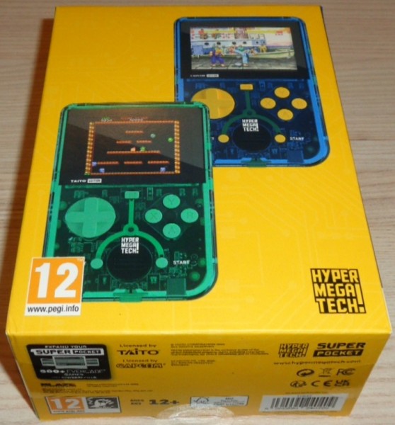 Evercade Super Pocket Transparent Limited Edition "Capcom + Taito Pack"