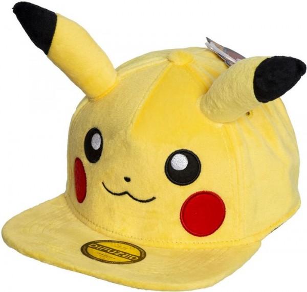 Plüsch-Cap: Pokémon Pikachu