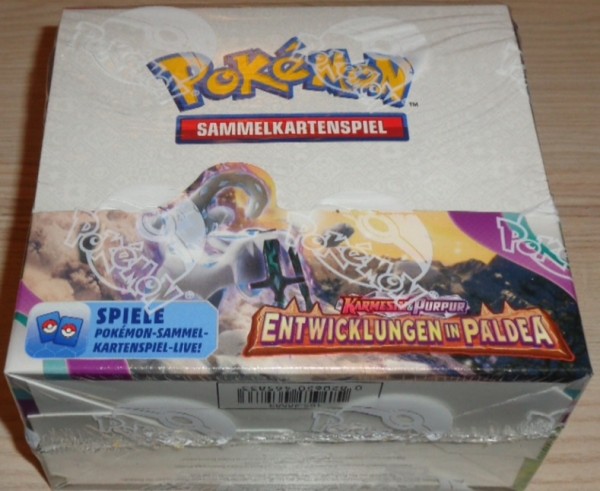Pokémon Karmesin &amp; Purpur: Entwicklungen in Paldea Booster Display (D)