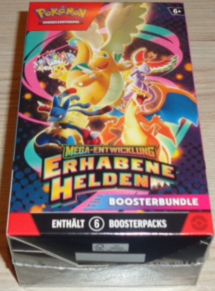 Pokémon Mega-Entwicklung: Erhabene Helden Booster Bundle (D)