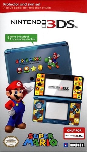 3DS Mario Protector &amp; Skin Set (lizenziert)