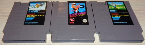 Slalom, Excite Bike &amp; Golf (Bundle)