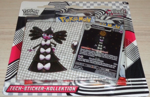 Pokémon: Karmesin &amp; Purpur "Weisse Flammen" Tech-Sticker-Kollektion
