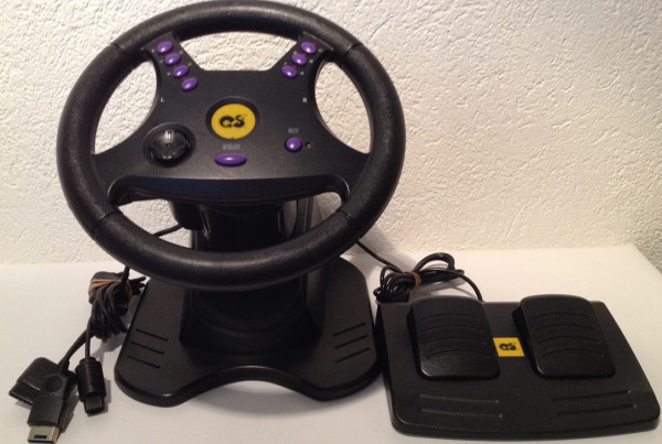 Steuerrad und Pedal für N64/XB/PS1