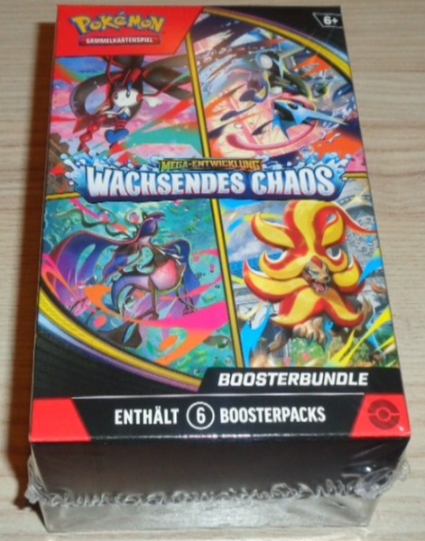 Pokémon Mega-Entwicklung: Wachsendes Chaos Boosterbundle (D)