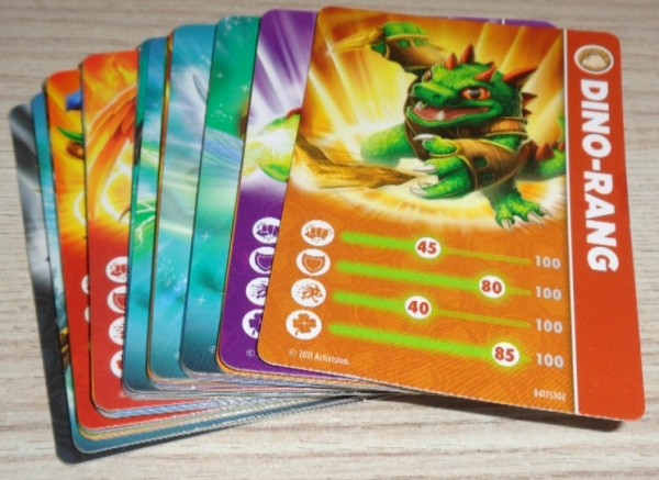 38 Skylanders Sammelkarten