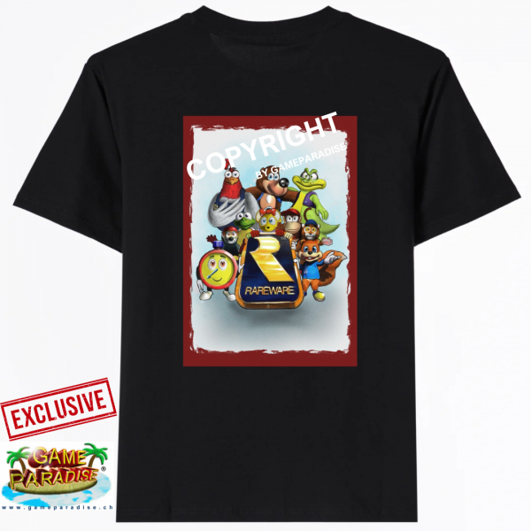 T-Shirt: Rare Family &quot;Schwarz&quot; Grösse XXL