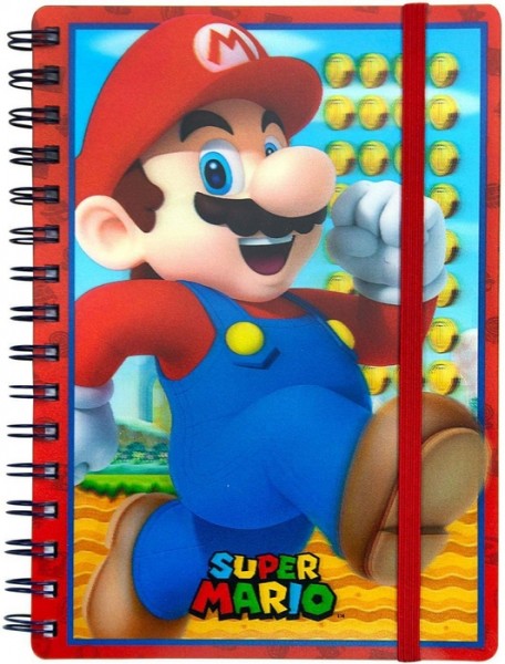 Notizbuch A5: 3D Super Mario