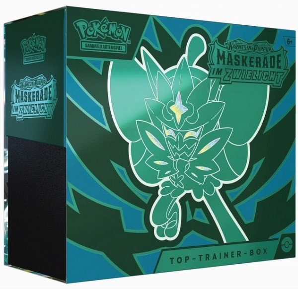 Pokémon: Top Trainer Box &quot;Karmesin &amp; Purpur: Maskerade im Zwielicht&quot;