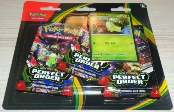 Pokémon Mega Evolution: Perfect Order 3-Pack Blister (E)