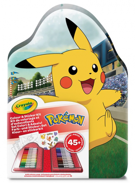 Pokémon Farb- und Sticker-Set