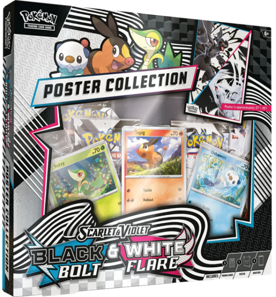 Pokémon: Scarlet & Violet "Black Bolt & White Flare" Poster Collection