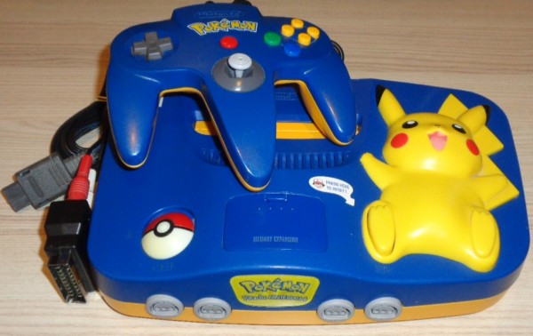 Nintendo 64 Grundgerät "Pikachu-Edition"