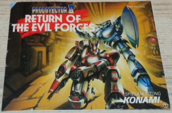 Anleitung: Probotector 2: Return of the Evil Forces