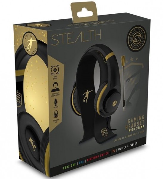 Gaming Headset + Stand Gold Edition