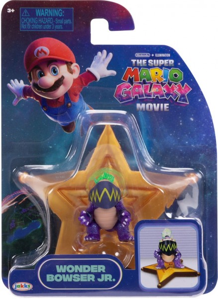 Mini-Figur: Super Mario Galaxy Movie "Wonder Bowser Jr" 4cm