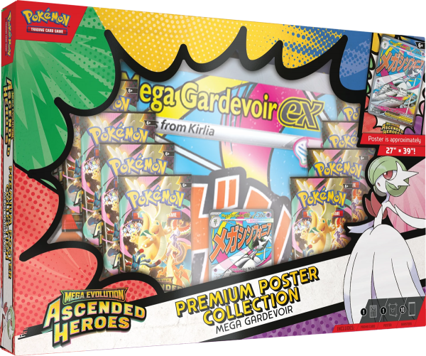 Pokémon Mega Evolution: Ascended Heroes Premium Poster Collection "Mega Gardevoir EX" (E)