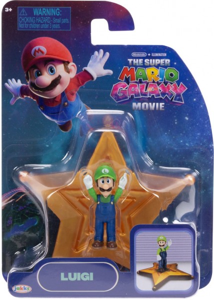 Mini-Figur: Super Mario Galaxy Movie "Luigi" 4cm