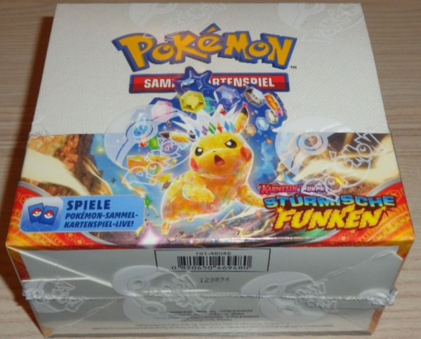 Pokémon Booster Display: Karmesin &amp; Purpur "Stürmische Funken" (D)