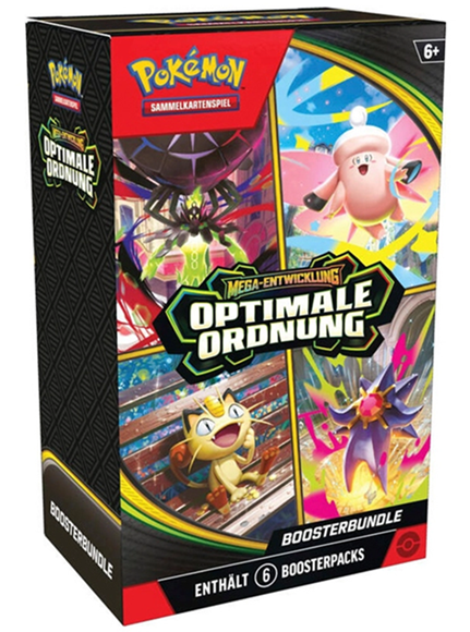 Pokémon Mega Entwicklung "Optimale Ordnung" 6 Booster Bundle (D)