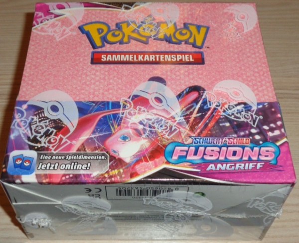 Pokémon Schwert &amp; Schild: Fusions Angriff Booster Display (D)
