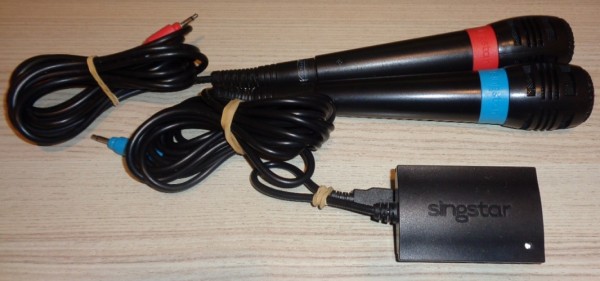 2 SingStar Mikro + USB Adapter (original)