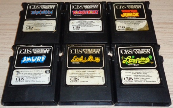 6 Spiele zu CBS Coleco Vision