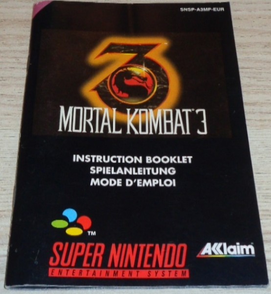 Anleitung: Mortal Kombat 3