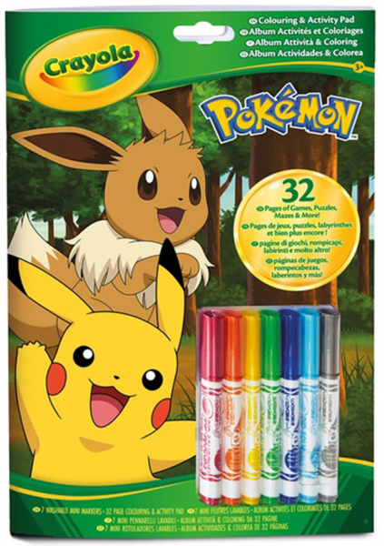 Pokémon Mal- und Aktivitätenbuch