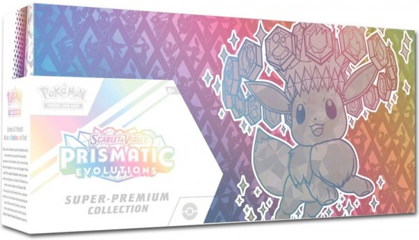 Pokémon: Karmesin &amp; Purpur &quot;Prismatic Evolutions&quot; Super Premium Collection