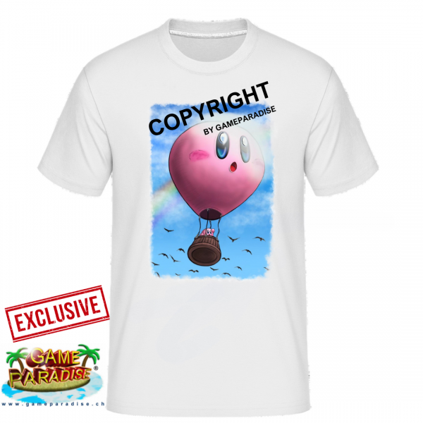 T-Shirt Damen: Balloon Flight "Weiss" Grösse S