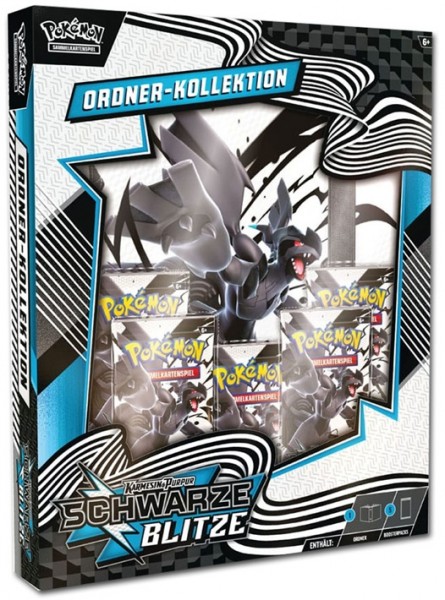 Pokémon: Karmesin &amp; Purpur "Schwarze Blitze" Ordner-Kollektion