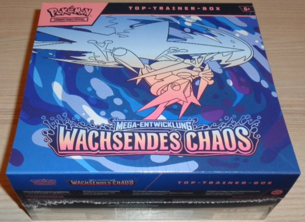 Pokémon Mega-Entwicklung: Wachsendes Chaos Top-Trainer-Box (D)