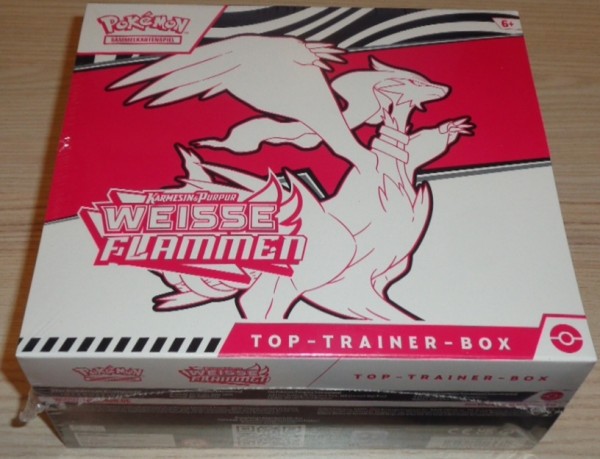 Pokémon: Karmesin &amp; Purpur &quot;Weisse Flammen&quot; Top-Trainer-Box