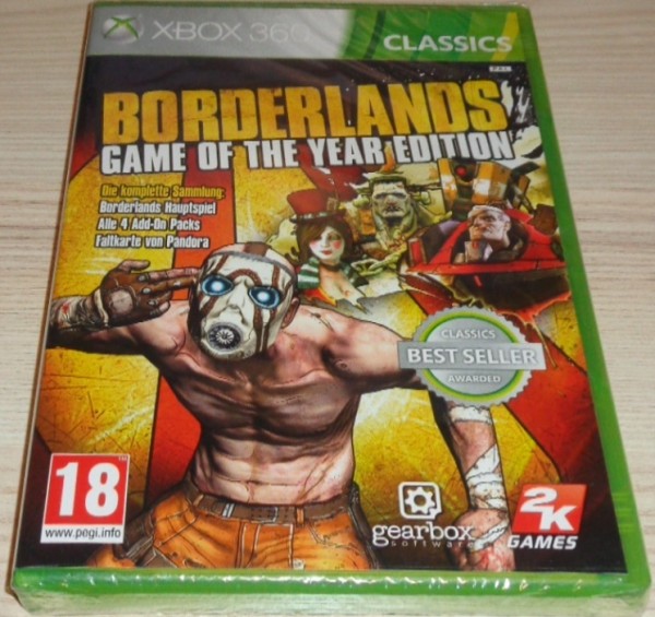 Boderlands Game of the Year Edition