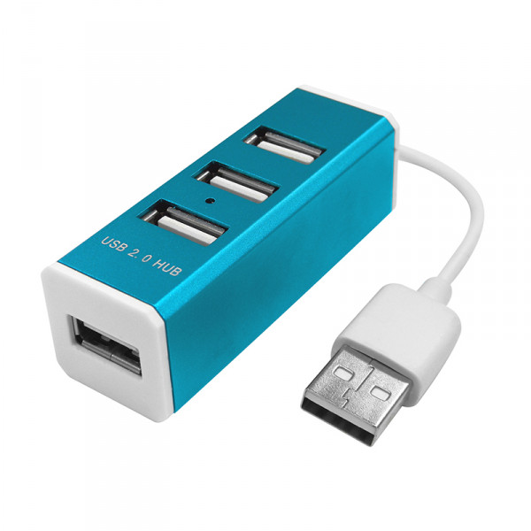 USB 2.0 Hub mit 4 Ports für Win/Mac