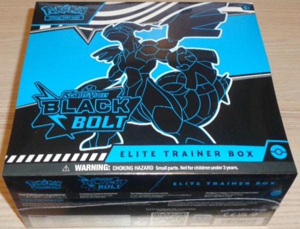 Pokémon: Scarlet &amp; Violet &quot;Black Bolt&quot; Elite Trainer Box