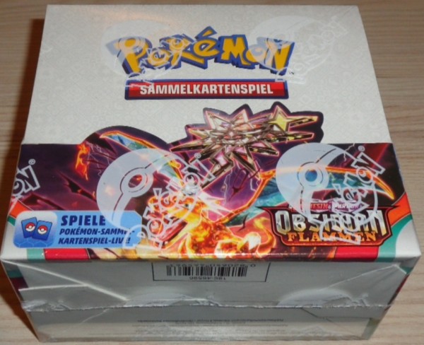 Pokémon: Karmesin &amp; Purpur "Obsidianflammen" Booster Display (D)